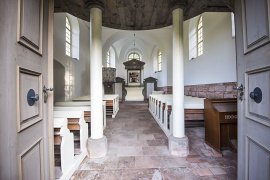Vnitřek Luterského kostela