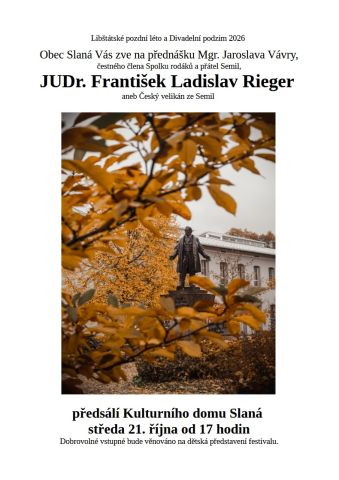 Prednáška F. L. Rieger